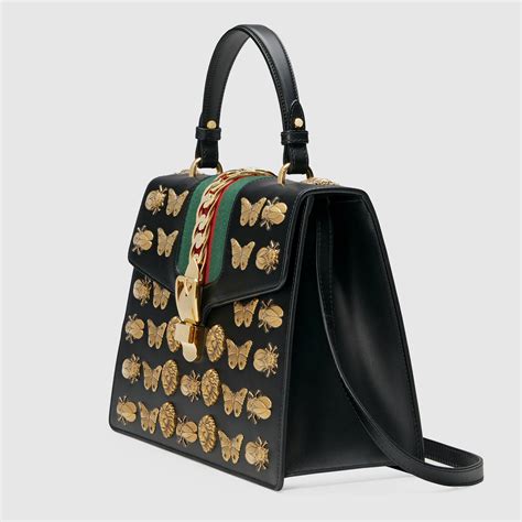 Gucci Medium Sylvie Top Handle Bag 